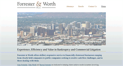 Desktop Screenshot of forresterandworth.com